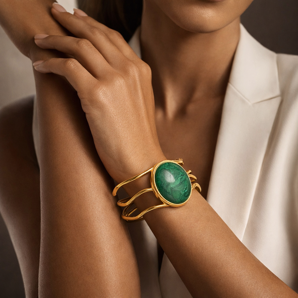 The Horizon Gemstone Bangle