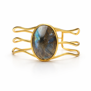 The Horizon Gemstone Bangle