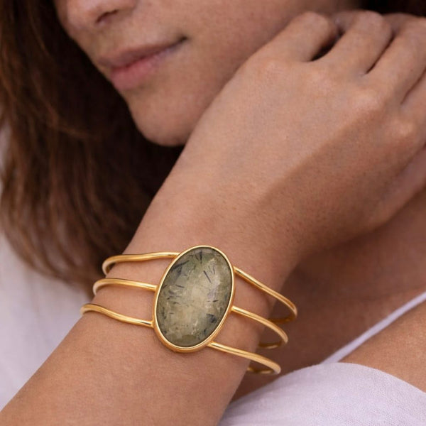The Horizon Gemstone Bangle