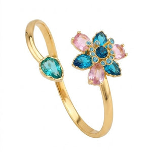 Floral Crystal Bracelet