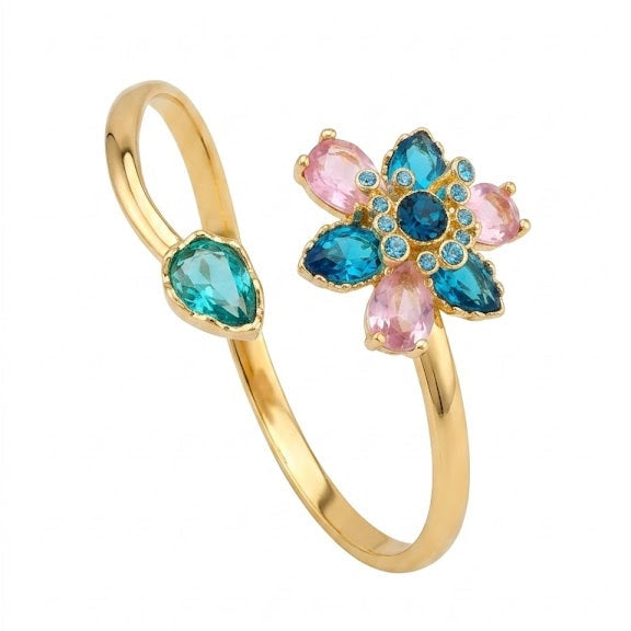Floral Crystal Bracelet