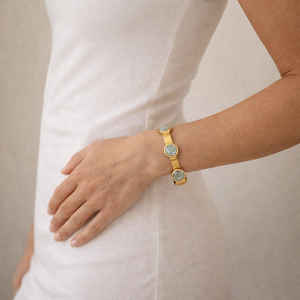 Gaia Gemstone Bangle