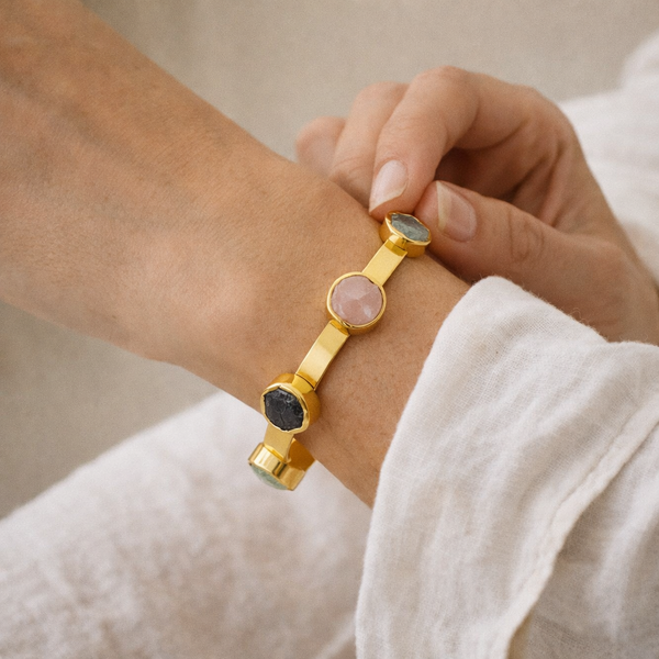 Gaia Gemstone Bangle