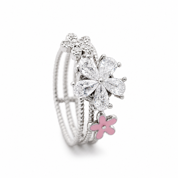 Floral Twirl Ring