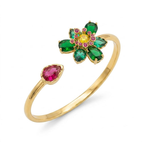 Floral Crystal Bracelet