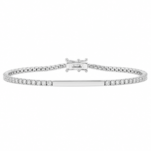 Silver Arc Bracelet