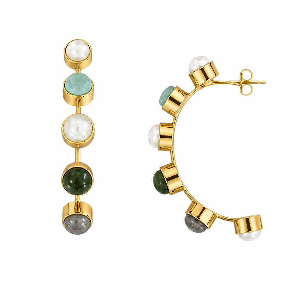 Thea Hoops Earrings