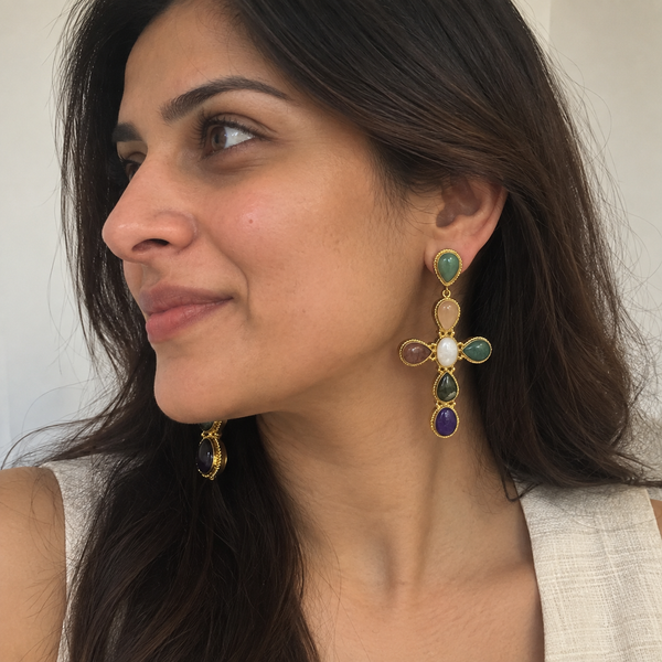 Iconic Cross Earrings