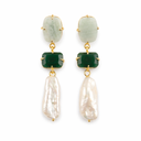 Vivid Stone Drops Earrings