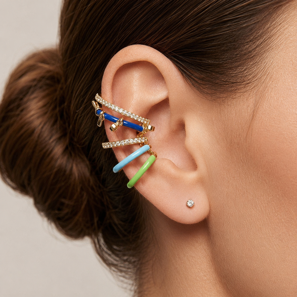 Multi Ring Cuff (Right Ear)