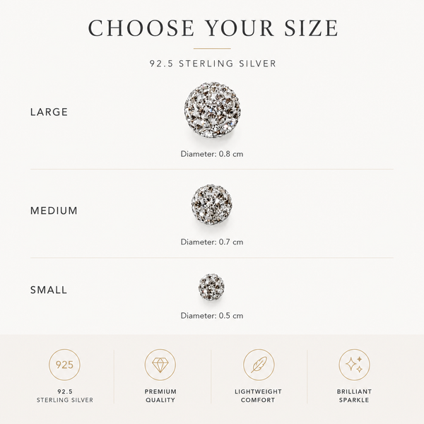 Sparkling Cluster Earrings