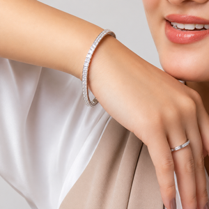 Glimmer Strand Tennis Bracelet