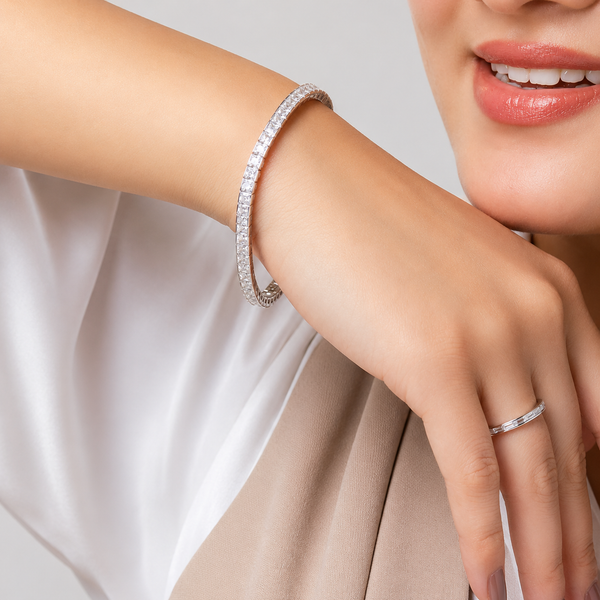 Glimmer Strand Tennis Bracelet