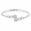 Silver Radiance Cuff Bracelet