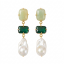 Vivid Stone Drops Earrings