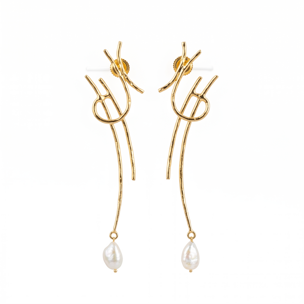 Aura Baroque Drop Earrings