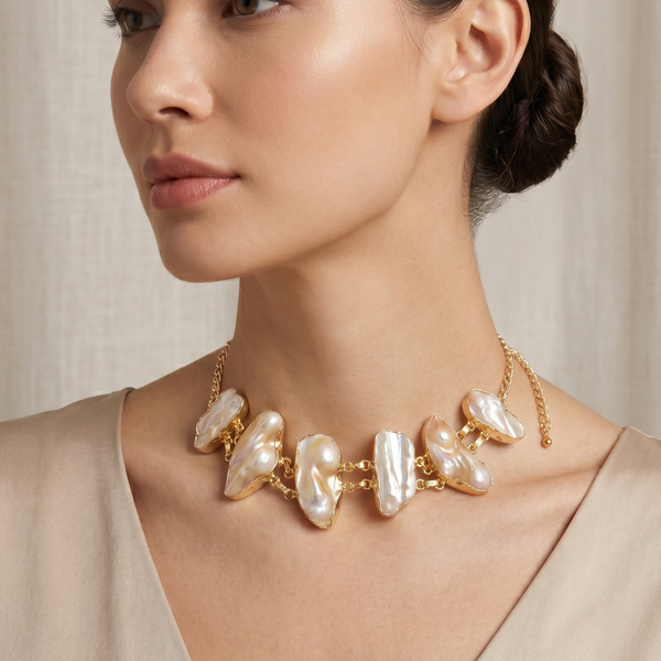 Pearl Baroque Choker