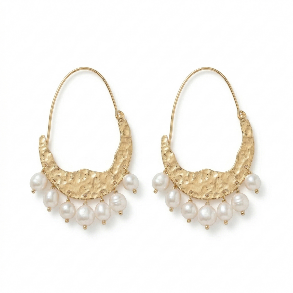 Pearl Fringe Earrings