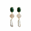 Vivid Stone Drops Earrings