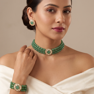 The Gulnaar Collection (Necklace + Earrings + Bracelet)