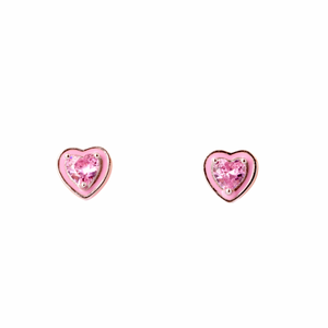 Color Pop Studs- Heart