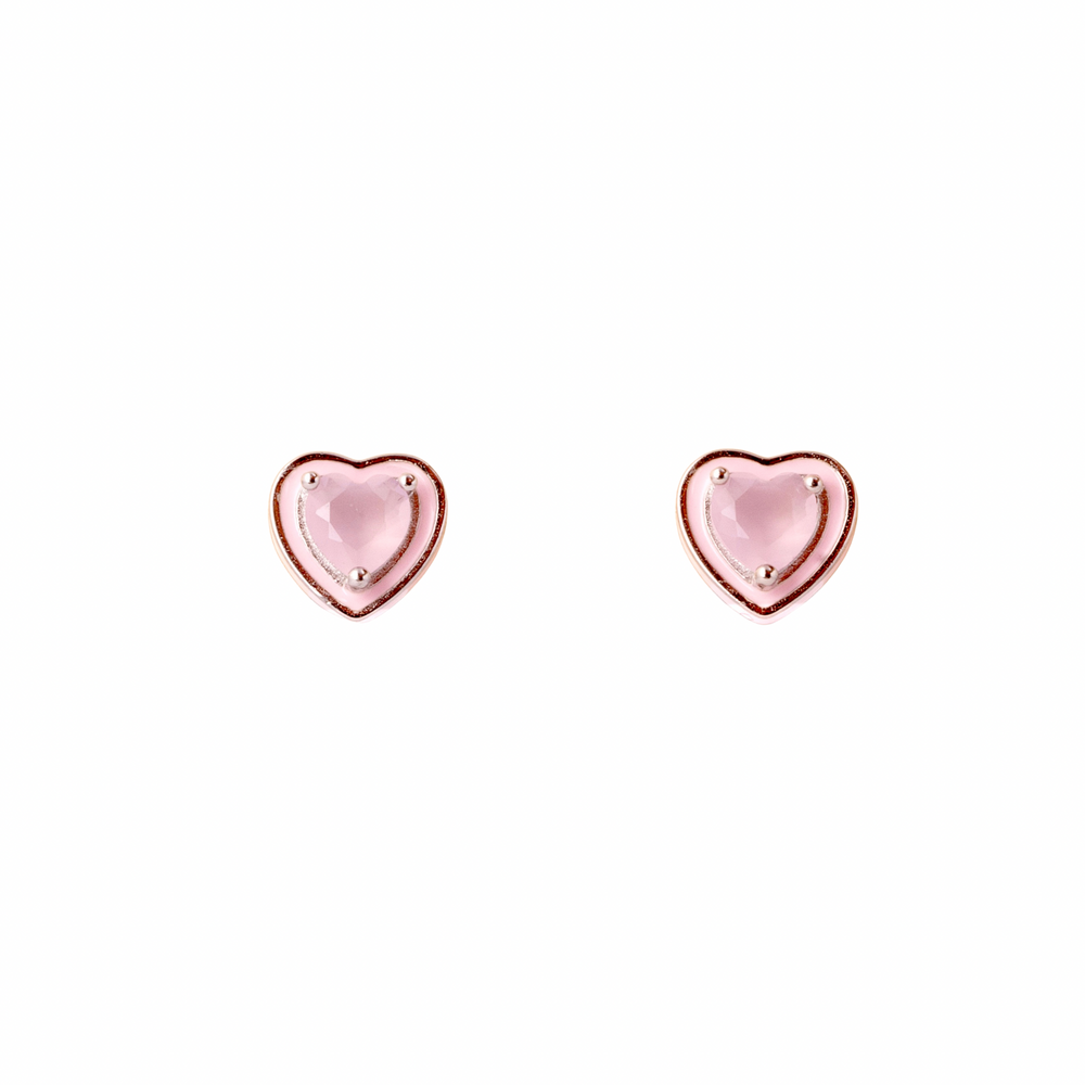 Color Pop Studs- Heart