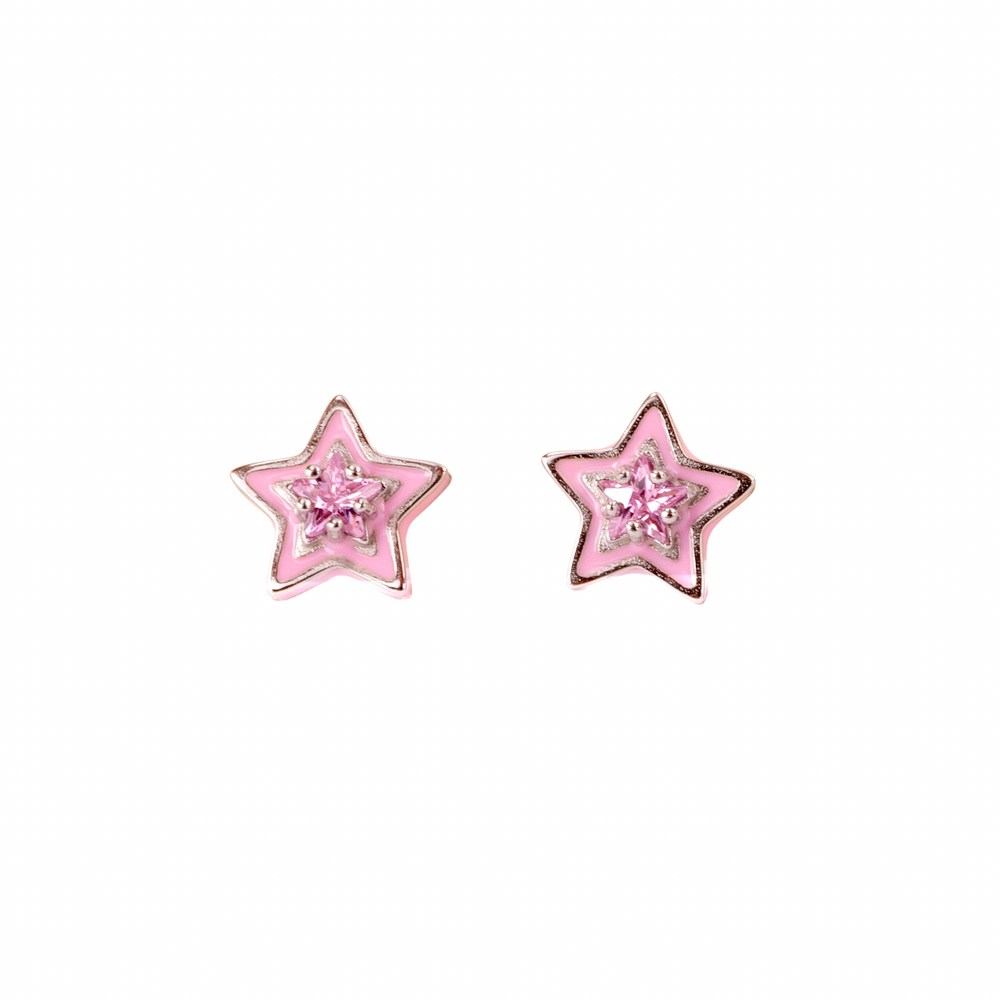 Color Pop Studs- Star