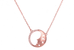 Golden Crescent Charm