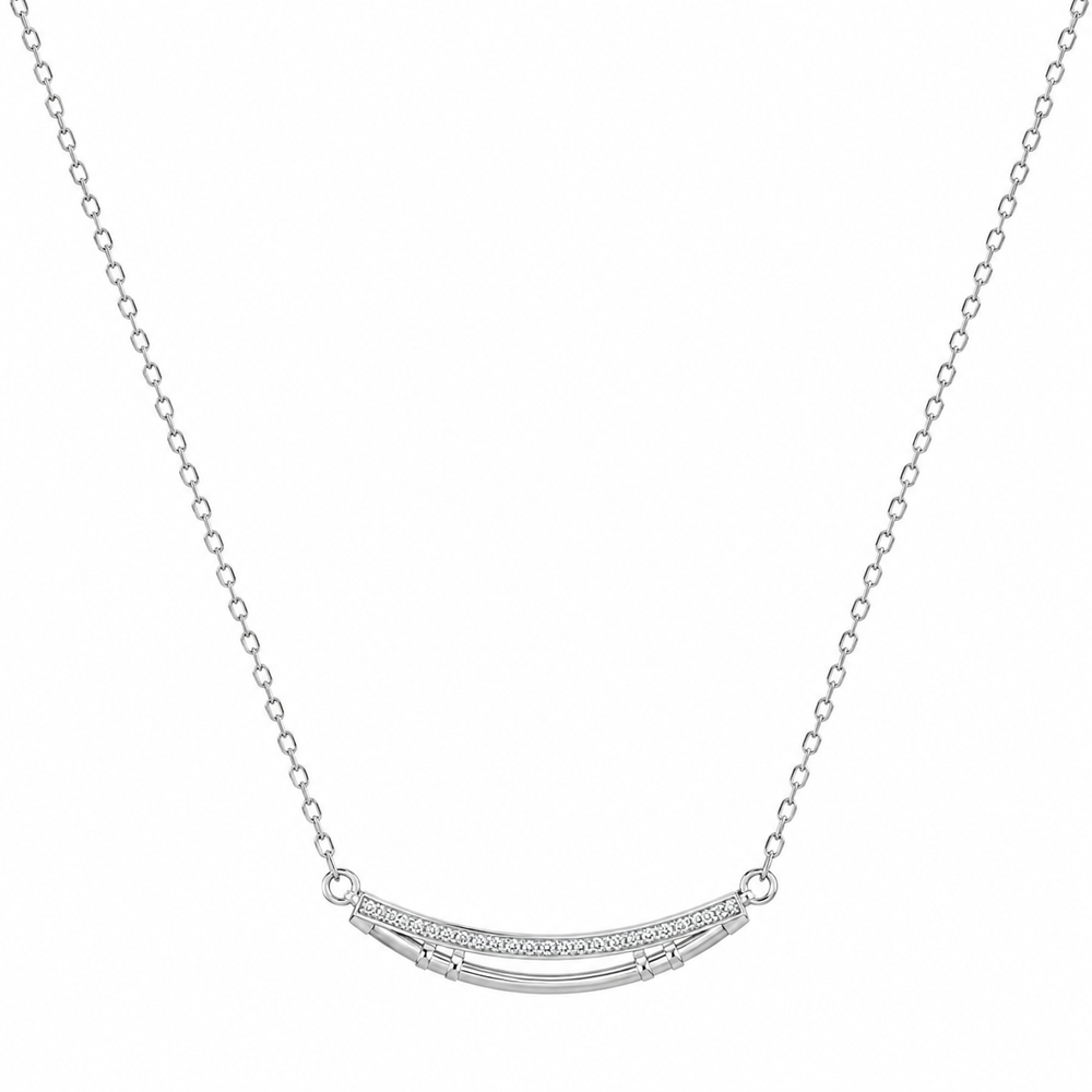 Luminous Arc Necklace