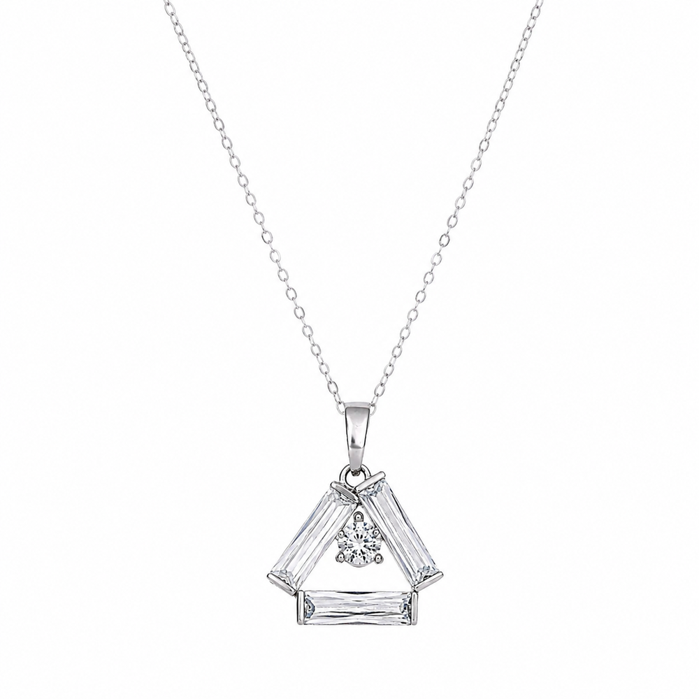 Crystal Triangle Necklace