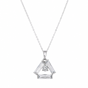 Crystal Triangle Necklace