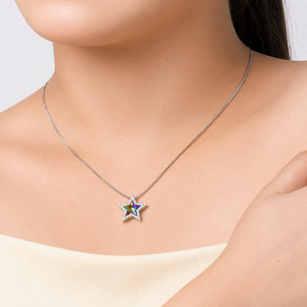 Spectrum Star Necklace