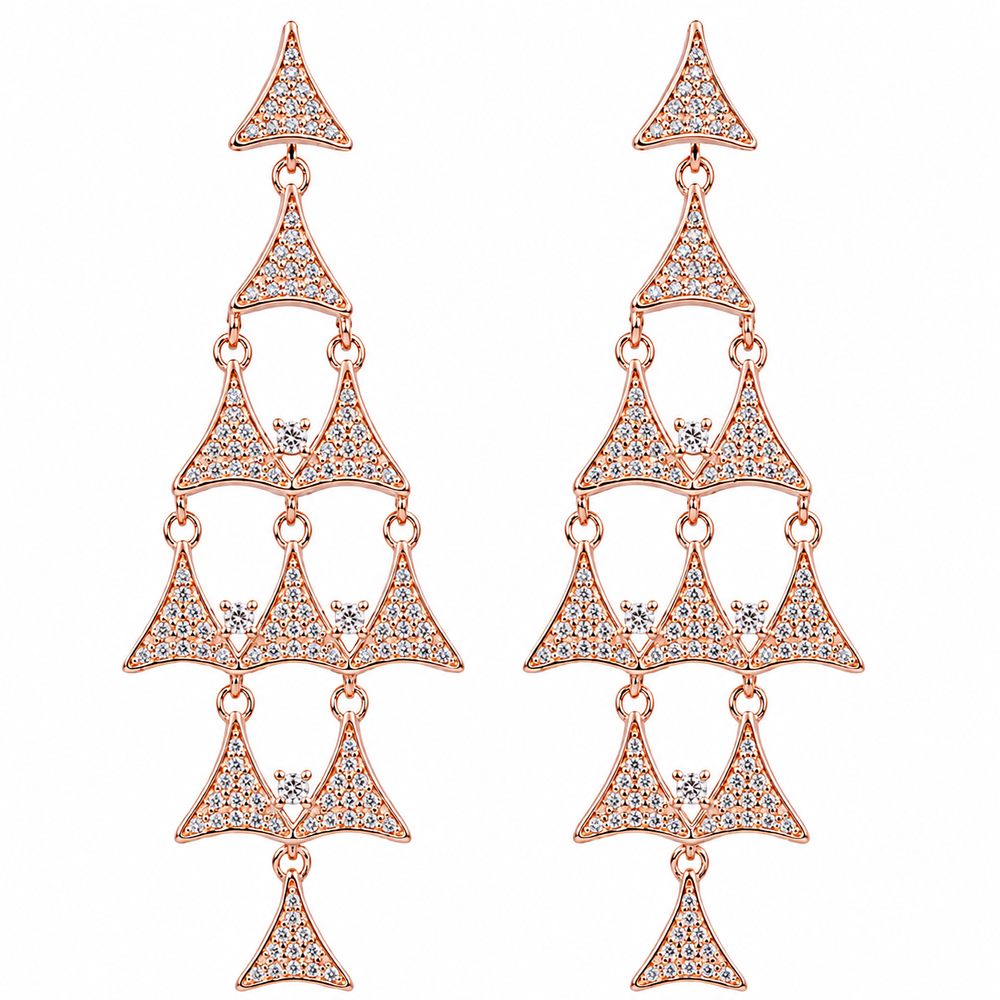 Delta Cascade Earrings
