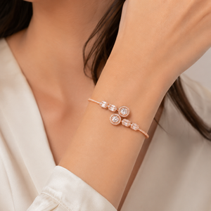 Silver Radiance Cuff Bracelet
